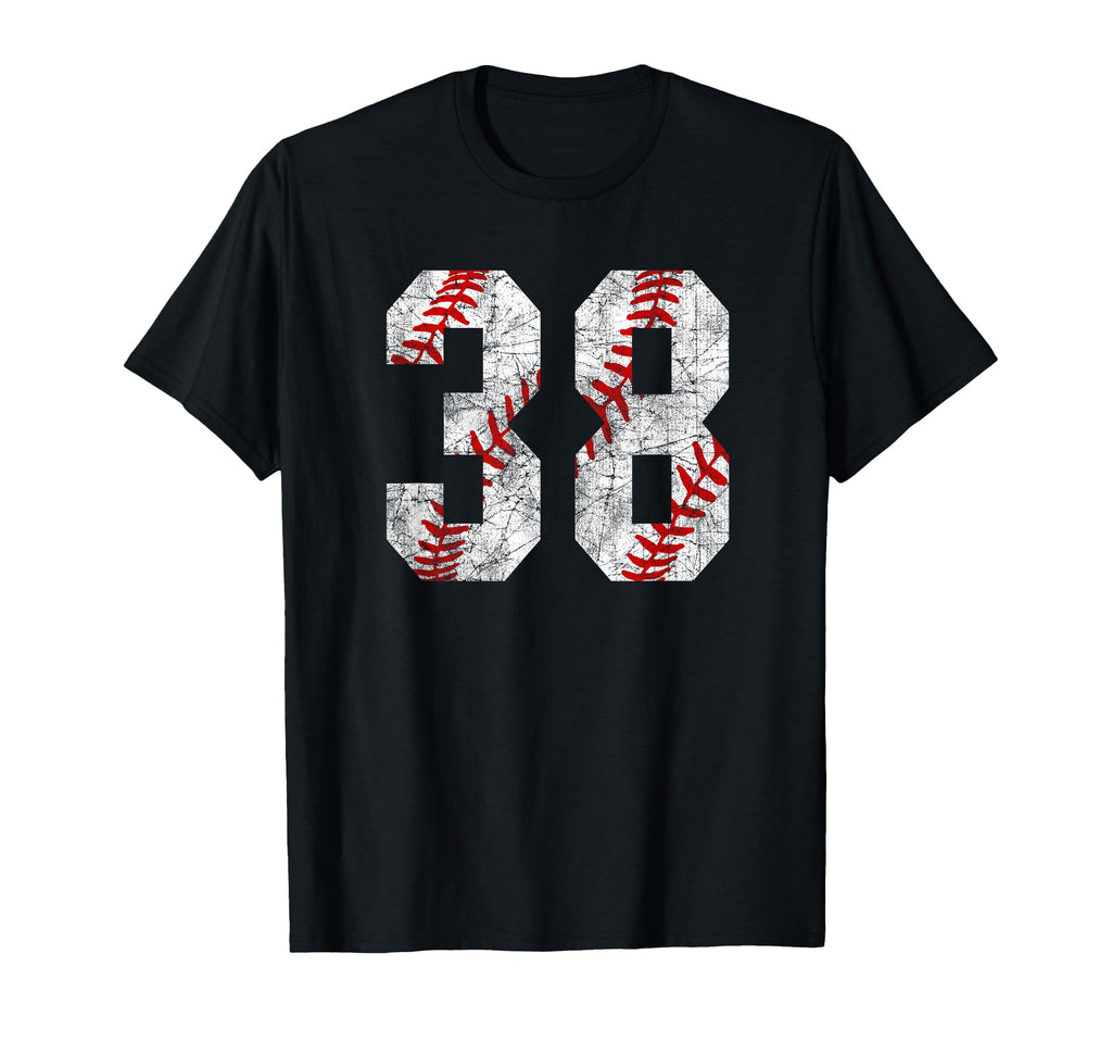 Baseball Mom 38 Jersey Baseball T-Shirt - Custom Art Print Men Women - T-Shirt, Sweatshirt, Hoodie