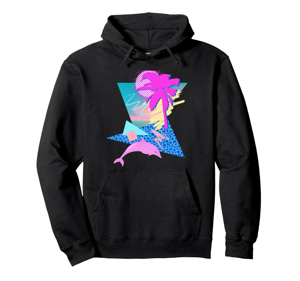 Vaporwave Aesthetic 80S 90S Throwback Hoodie - Minimalist Print Men Women - T-Shirt, Sweatshirt, Hoodie