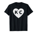 Distressed Love Kansas City Kc Heart T-Shirt - Trendy Graphic for Adults - T-Shirt, Sweatshirt, Hoodie