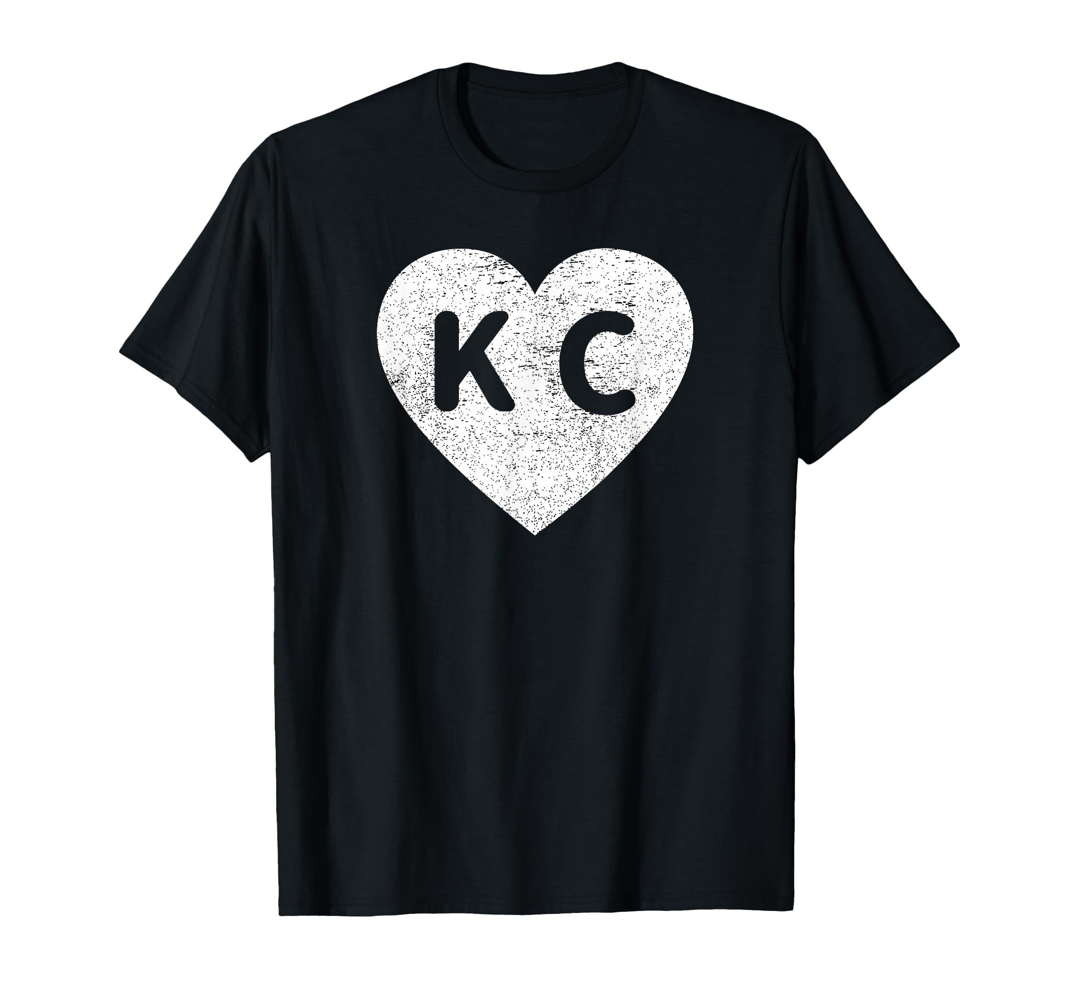 Distressed Love Kansas City Kc Heart T-Shirt - Trendy Graphic for Adults - T-Shirt, Sweatshirt, Hoodie