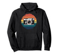 Photography Camera Silhouette Hoodie - Aesthetic Graphic for Adults - T-Shirt, Sweatshirt, Hoodie