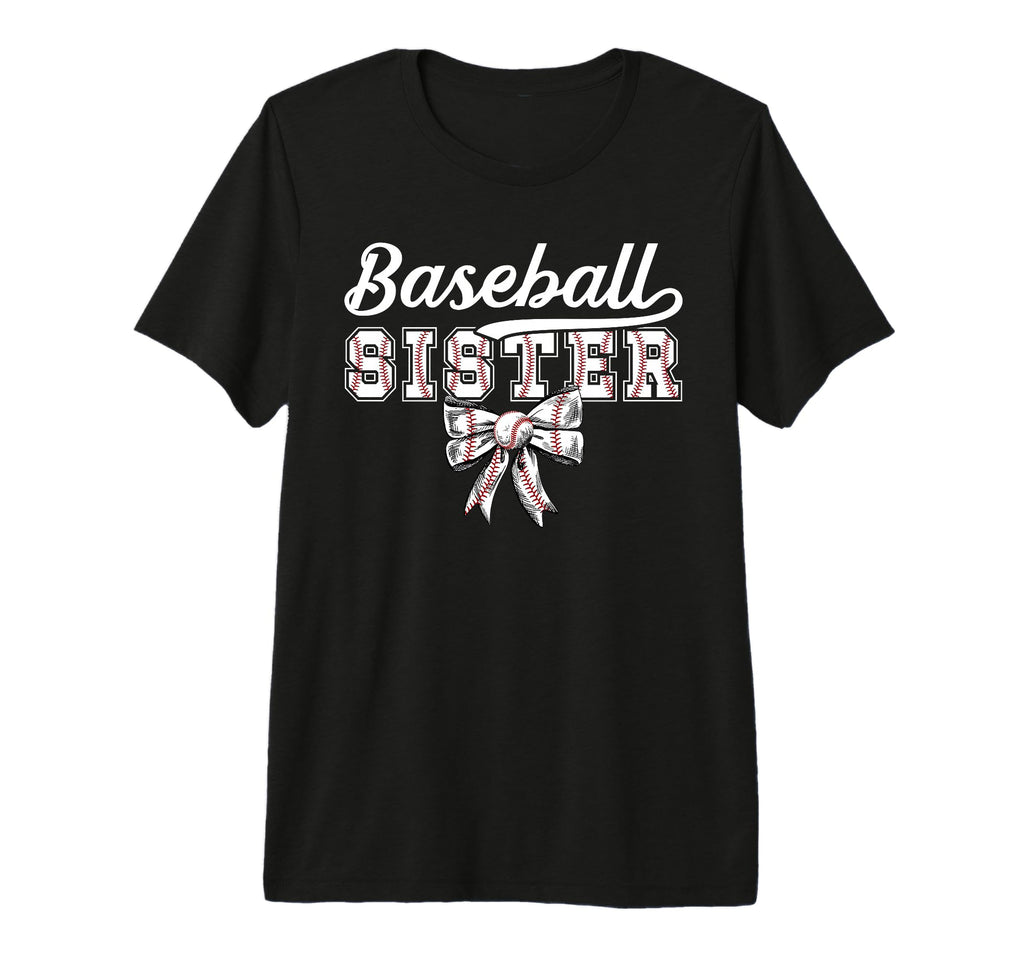 Baseball Sister Coquette Sister Baseball T-Shirt - Novelty Apparel Unisex - T-Shirt, Sweatshirt, Hoodie