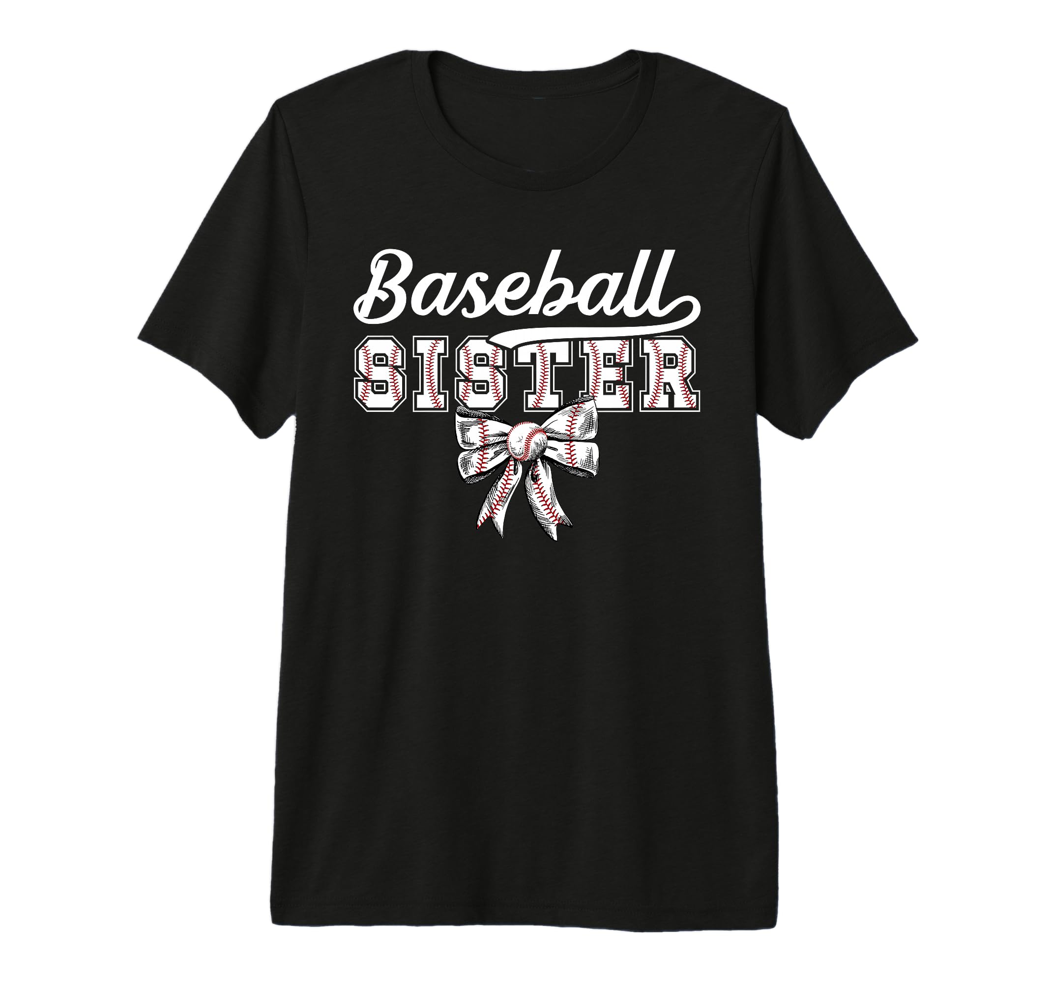 Baseball Sister Coquette Sister Baseball T-Shirt - Novelty Apparel Unisex - T-Shirt, Sweatshirt, Hoodie