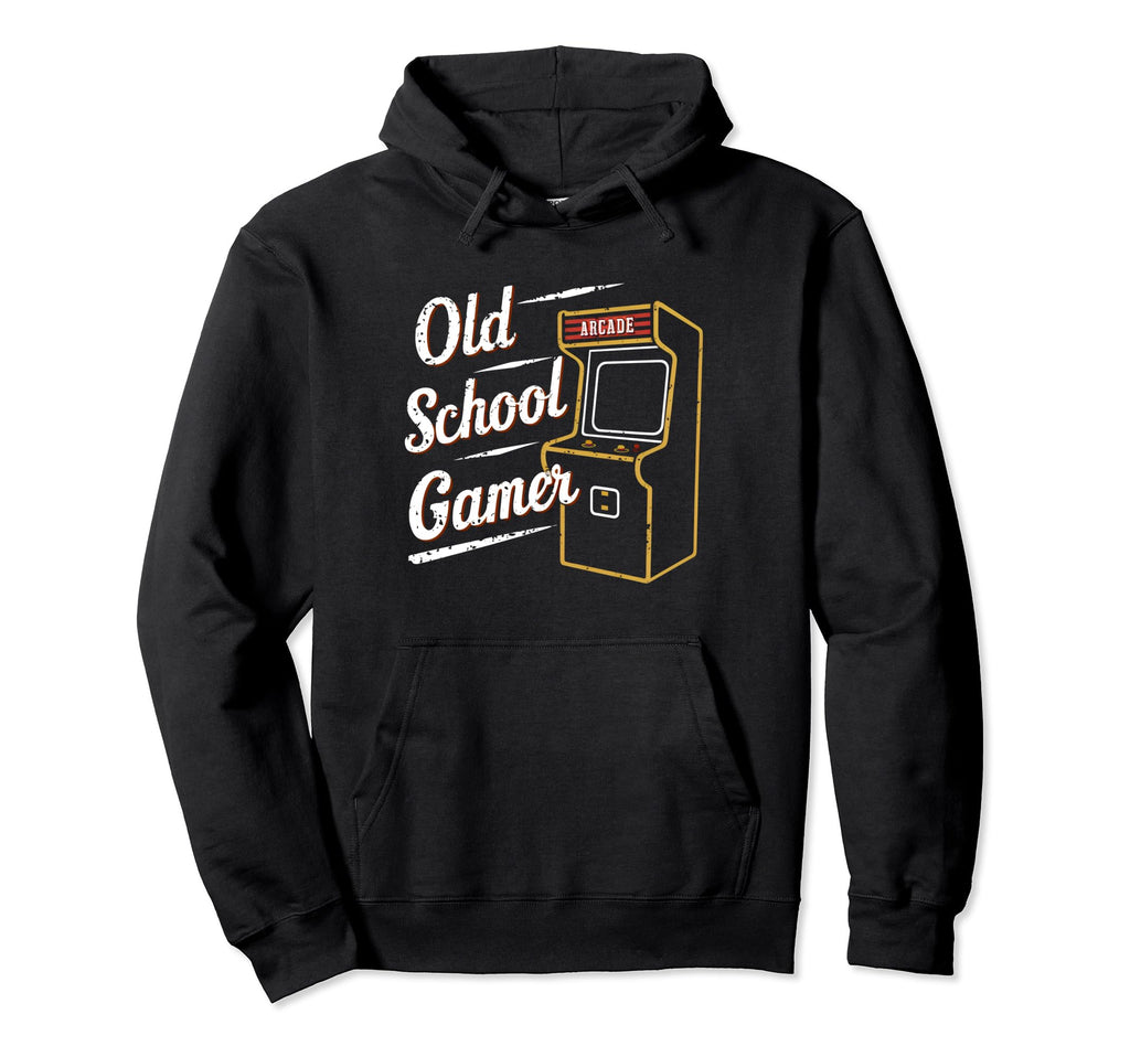 Old School Gamer Love 80S 90S Arcade Gaming Hoodie - Unique Graphic Unisex - T-Shirt, Sweatshirt, Hoodie