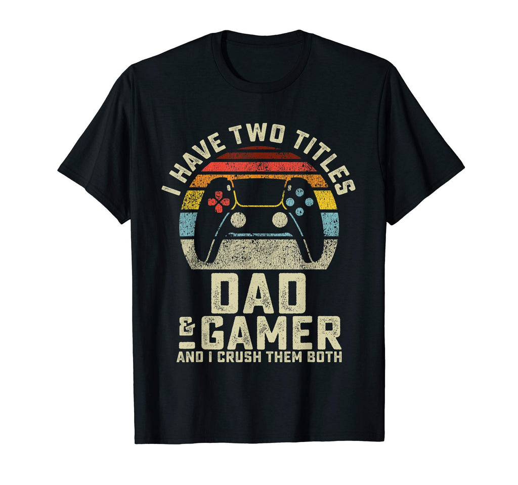 Mens Gamer Dad Fathers Day Gift Video T-Shirt - Trendy Graphic for Adults - T-Shirt, Sweatshirt, Hoodie