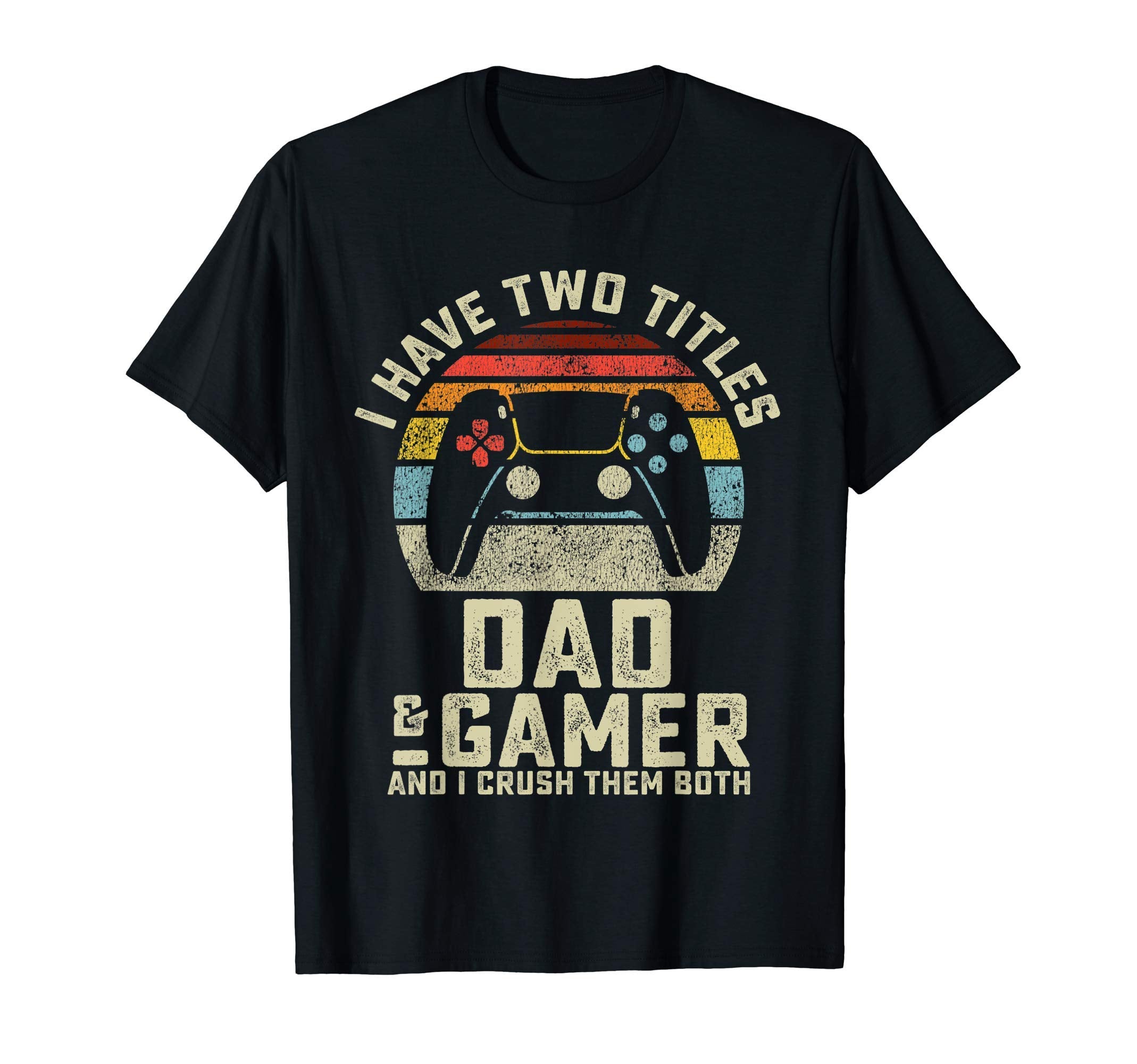 Mens Gamer Dad Fathers Day Gift Video T-Shirt - Trendy Graphic for Adults - T-Shirt, Sweatshirt, Hoodie