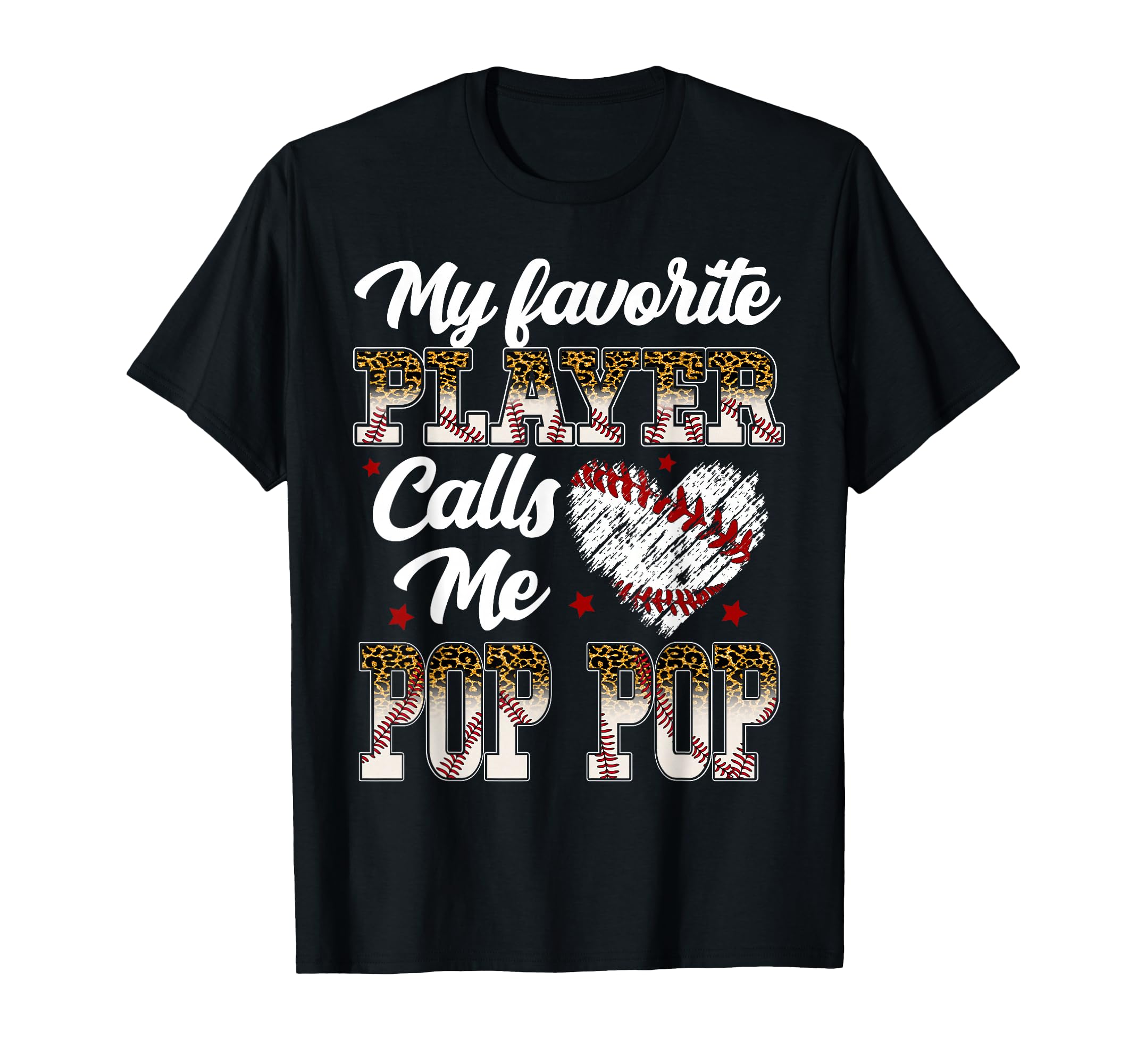My Favorite Player Calls Me Pop Pop T-Shirt - Custom Art Print Unisex - T-Shirt, Sweatshirt, Hoodie