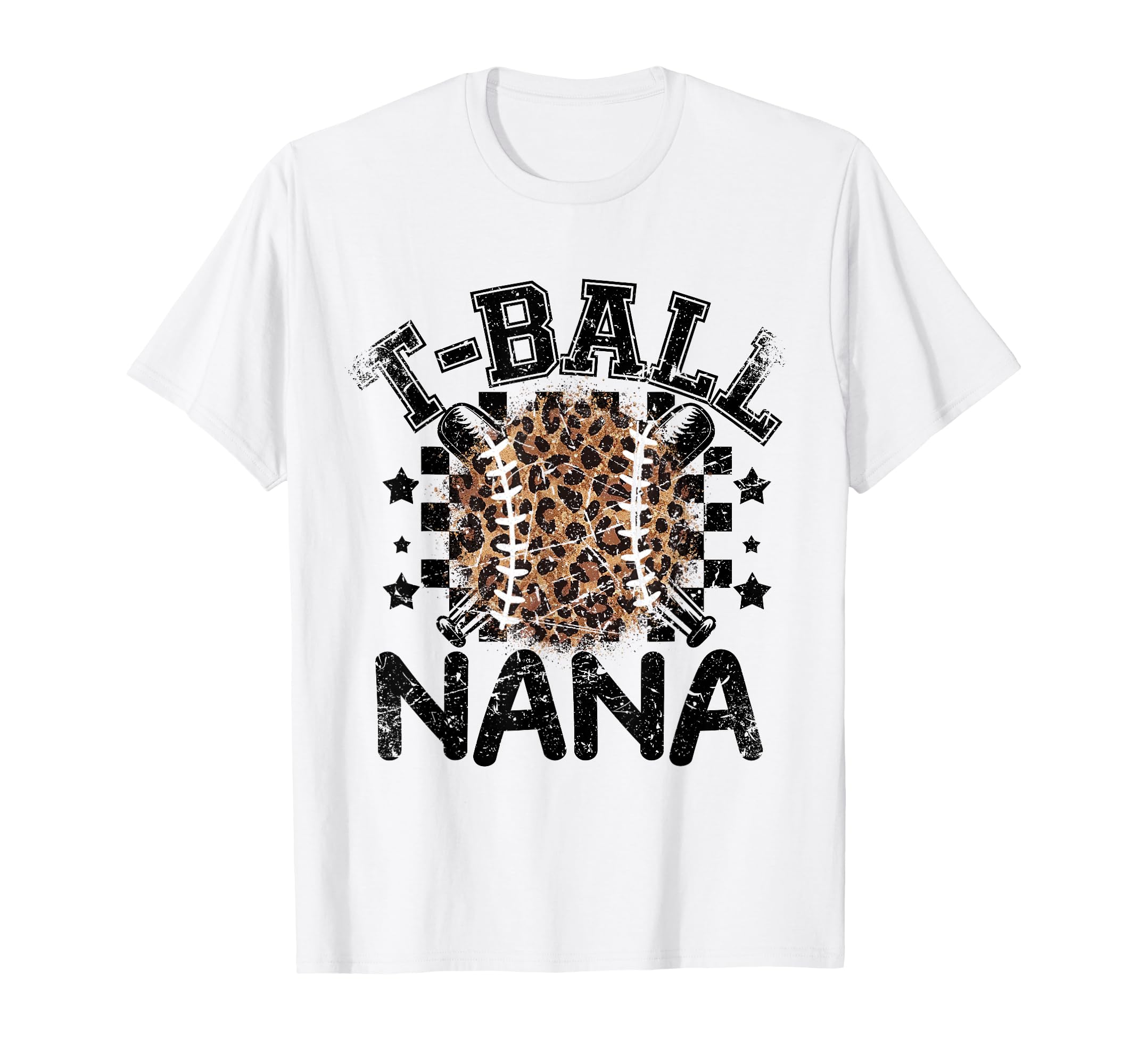 T Ball Teeball Nana Leopard Cheetah T-Shirt - Unique Graphic for Adults - T-Shirt, Sweatshirt, Hoodie