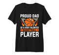 Fathers Day Basketball Dad Game Day Tri T-Shirt - Custom Art Print Unisex - T-Shirt, Sweatshirt, Hoodie