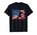 Baseball America Usa Flag T-Shirt - Casual Everyday Wear for Adults - T-Shirt, Sweatshirt, Hoodie