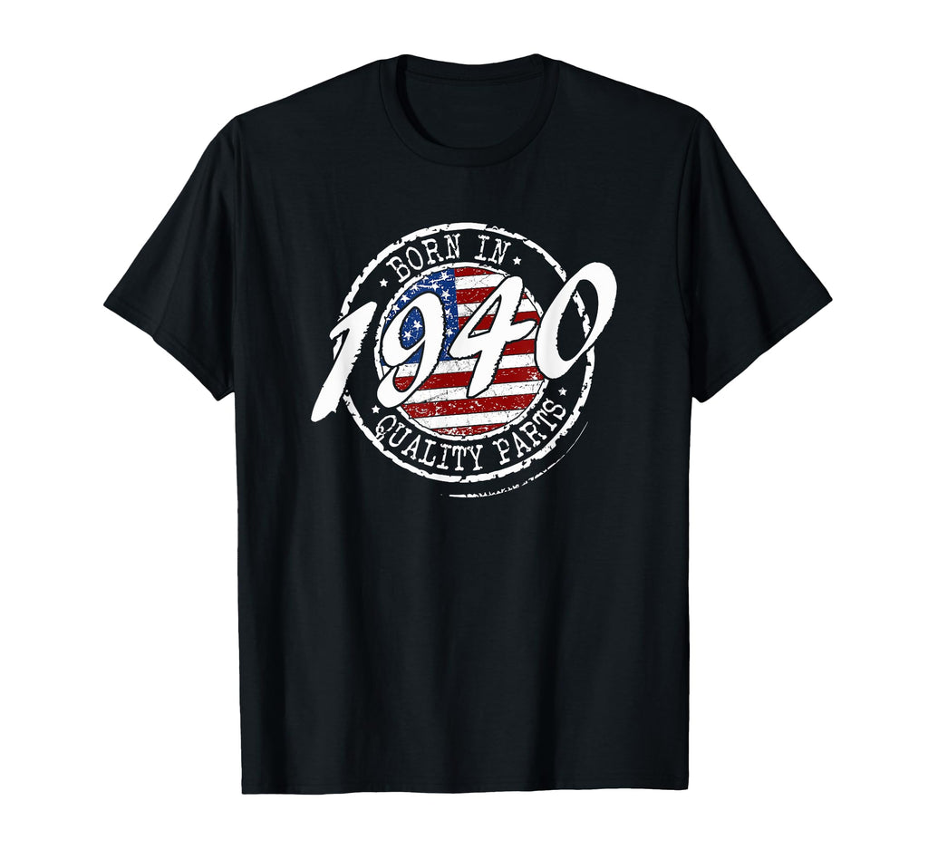 Born 1940 Birthday Flag Born 1940 T-Shirt - Graphic Print for Adults - T-Shirt, Sweatshirt, Hoodie