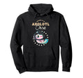 Japan Anime Aesthetic Pretend Im Axolotl Hoodie - Graphic Print Unisex - T-Shirt, Sweatshirt, Hoodie
