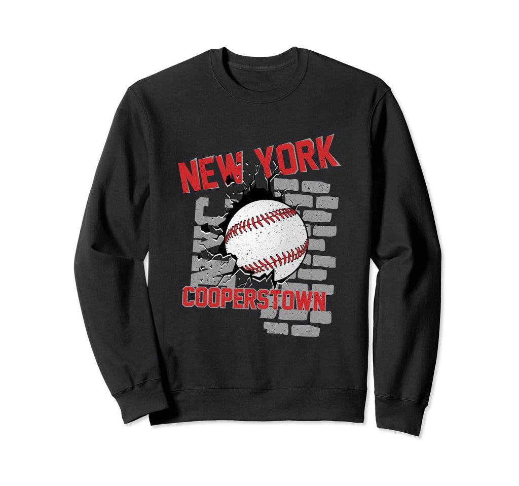 Baseball Breaking Wall Sweatshirt - Aesthetic Graphic for Adults - T-Shirt, Sweatshirt, Hoodie