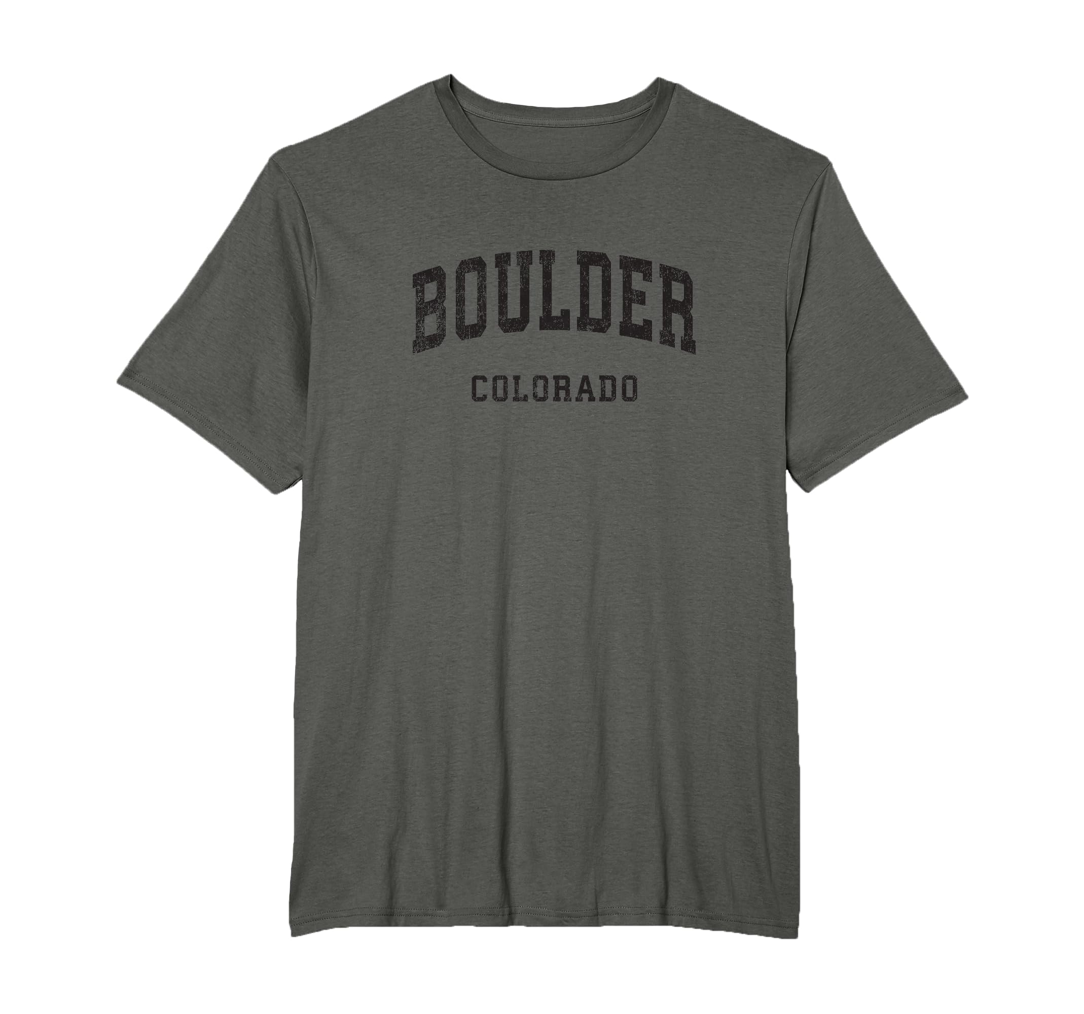 Boulder Colorado Co Athletic Sports T-Shirt - Trendy Graphic for Adults - T-Shirt, Sweatshirt, Hoodie