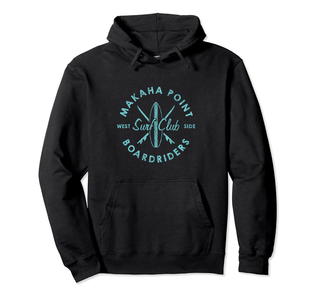 Hawaii Makaha Point Boardriders Surf Club Hoodie - Graphic Print Unisex - T-Shirt, Sweatshirt, Hoodie