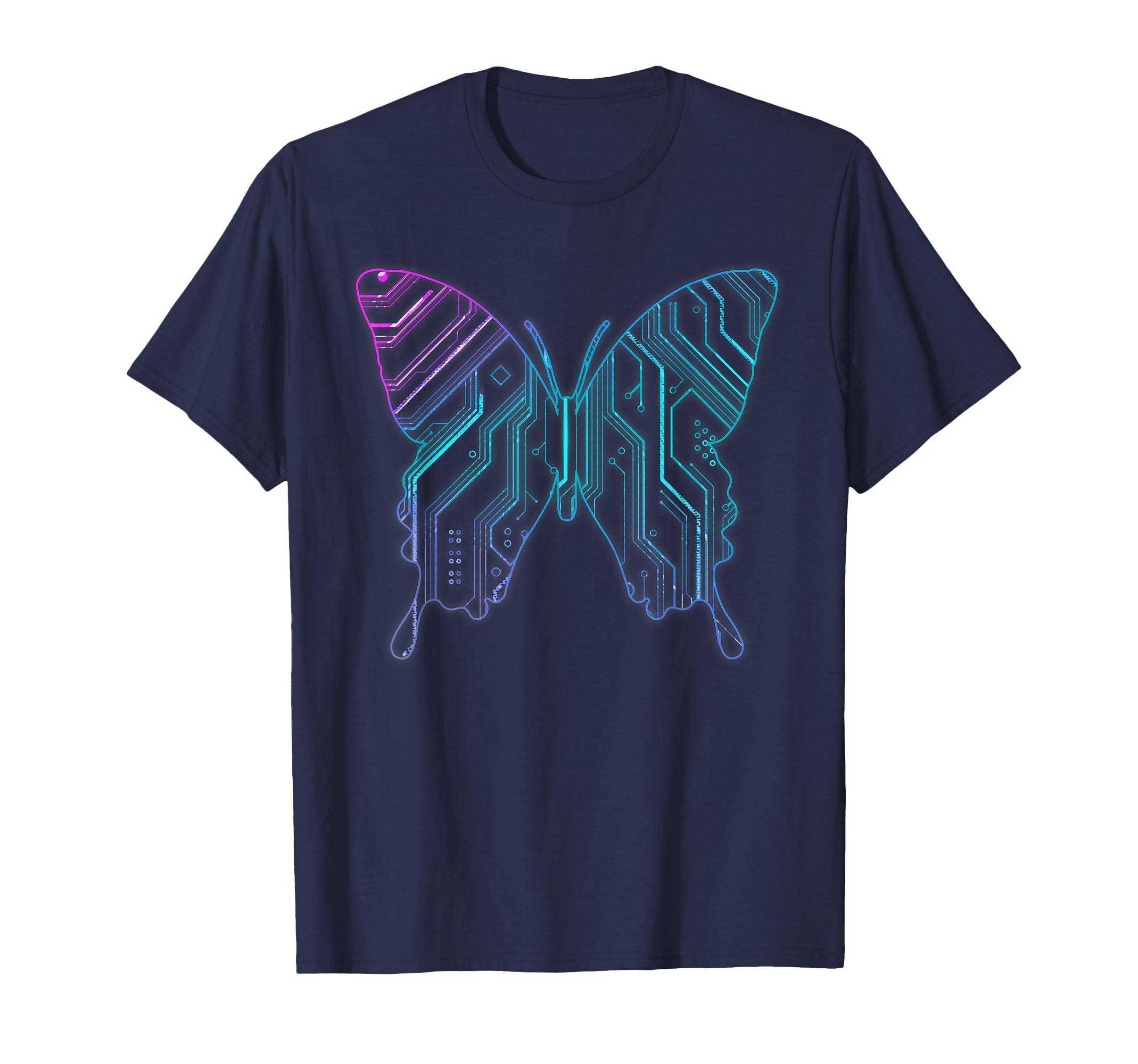 Cyber Aesthetic Butterfly T-Shirt - Casual Everyday Wear Men Women - T-Shirt, Sweatshirt, Hoodie