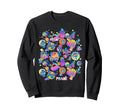 Rainbow Butterfly Y2K Collage Trendy Sweatshirt - Trendy Graphic Men Women - T-Shirt, Sweatshirt, Hoodie