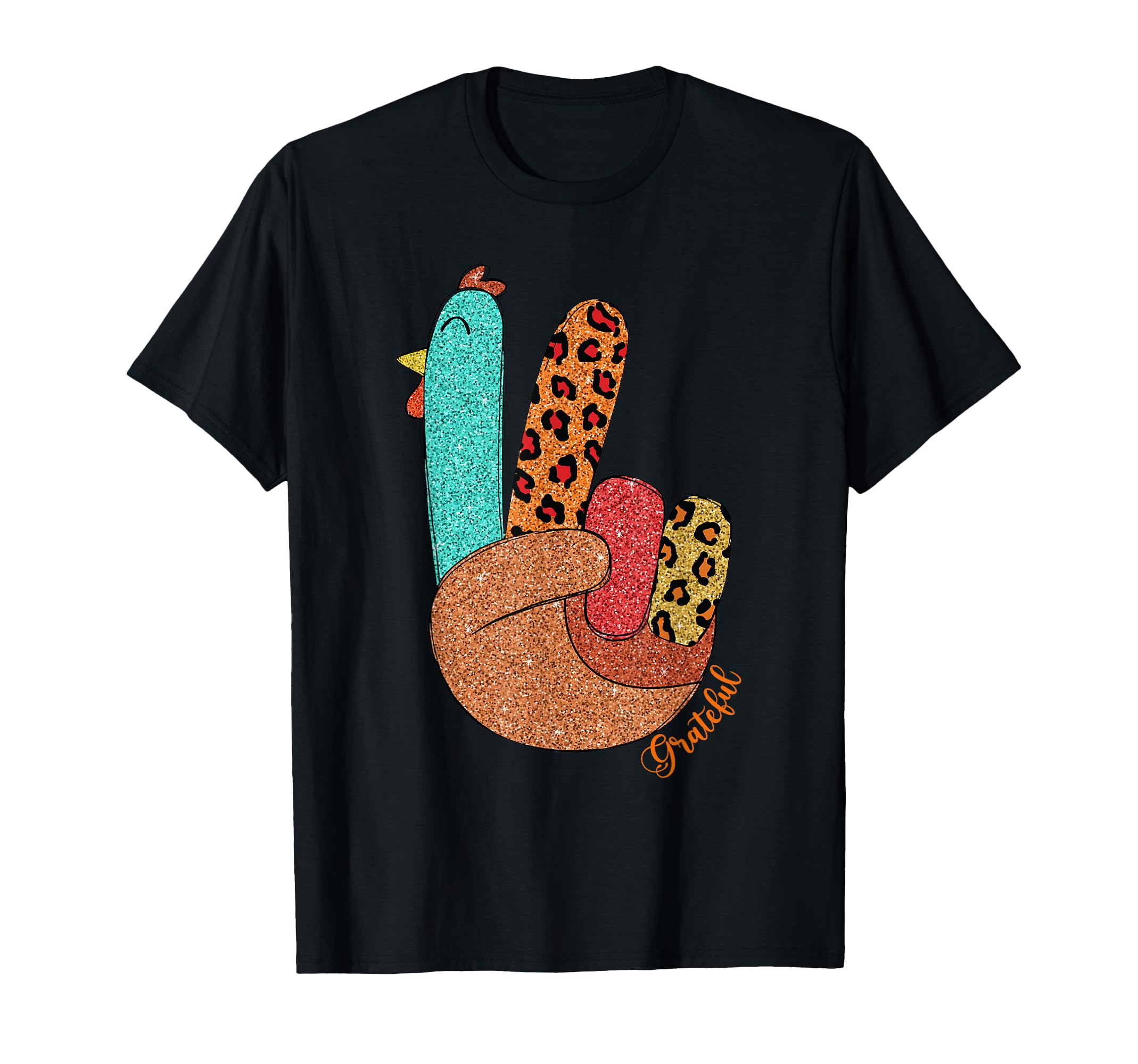 Thanksgiving Peace Sign Peace Love T-Shirt - Streetwear Style Unisex - T-Shirt, Sweatshirt, Hoodie