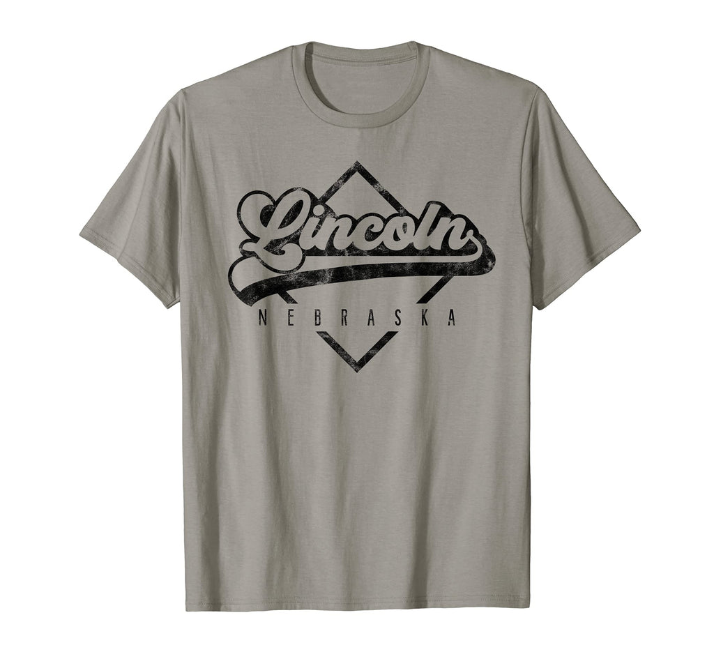 Lincoln Nebraska Distressed 70S 80S T-Shirt - Aesthetic Graphic Unisex - T-Shirt, Sweatshirt, Hoodie