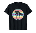 Sunset Palm Trees Beach T-Shirt - Fun Novelty Design Unisex - T-Shirt, Sweatshirt, Hoodie
