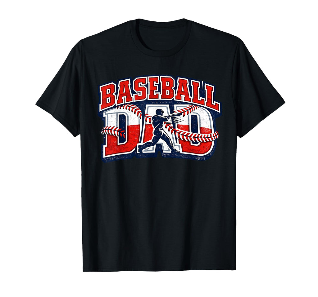 Baseball Dad Game Day Varsity T-Shirt - Aesthetic Graphic Men Women - T-Shirt, Sweatshirt, Hoodie
