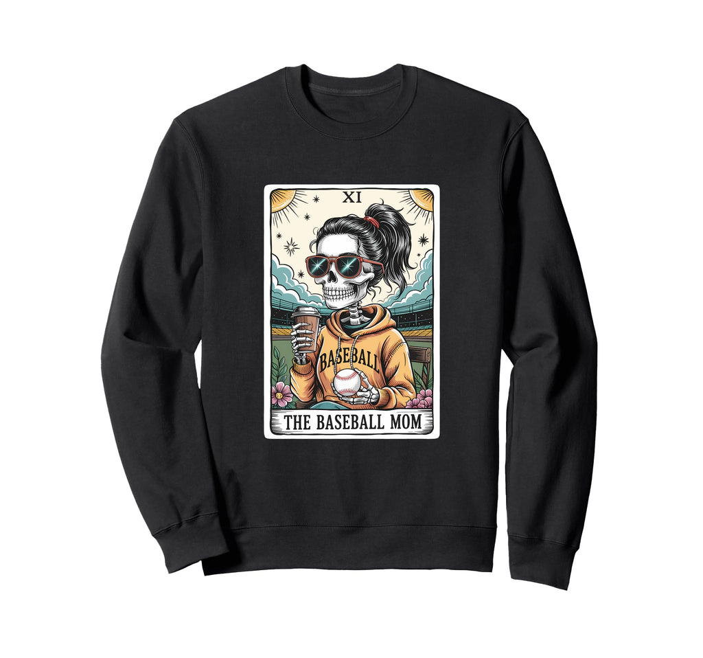 Funny Skeleton Tarot Card Halloween Sweatshirt - Custom Art Print Unisex - T-Shirt, Sweatshirt, Hoodie