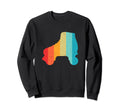 Roller Skate Silhouette 80S Sweatshirt - Aesthetic Graphic Unisex - T-Shirt, Sweatshirt, Hoodie