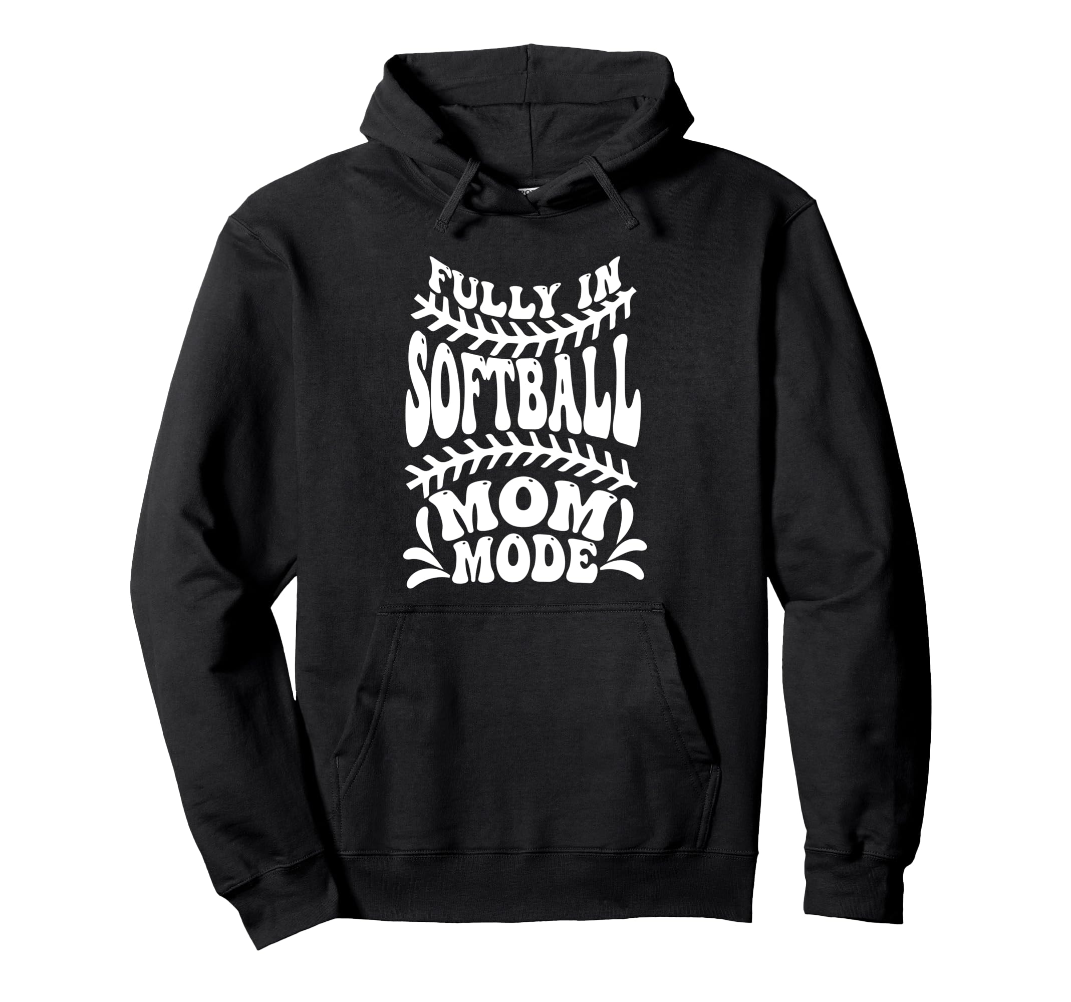 Softball Mom Mothers Day Baseball Softball Hoodie - Graphic Print Men Women - T-Shirt, Sweatshirt, Hoodie
