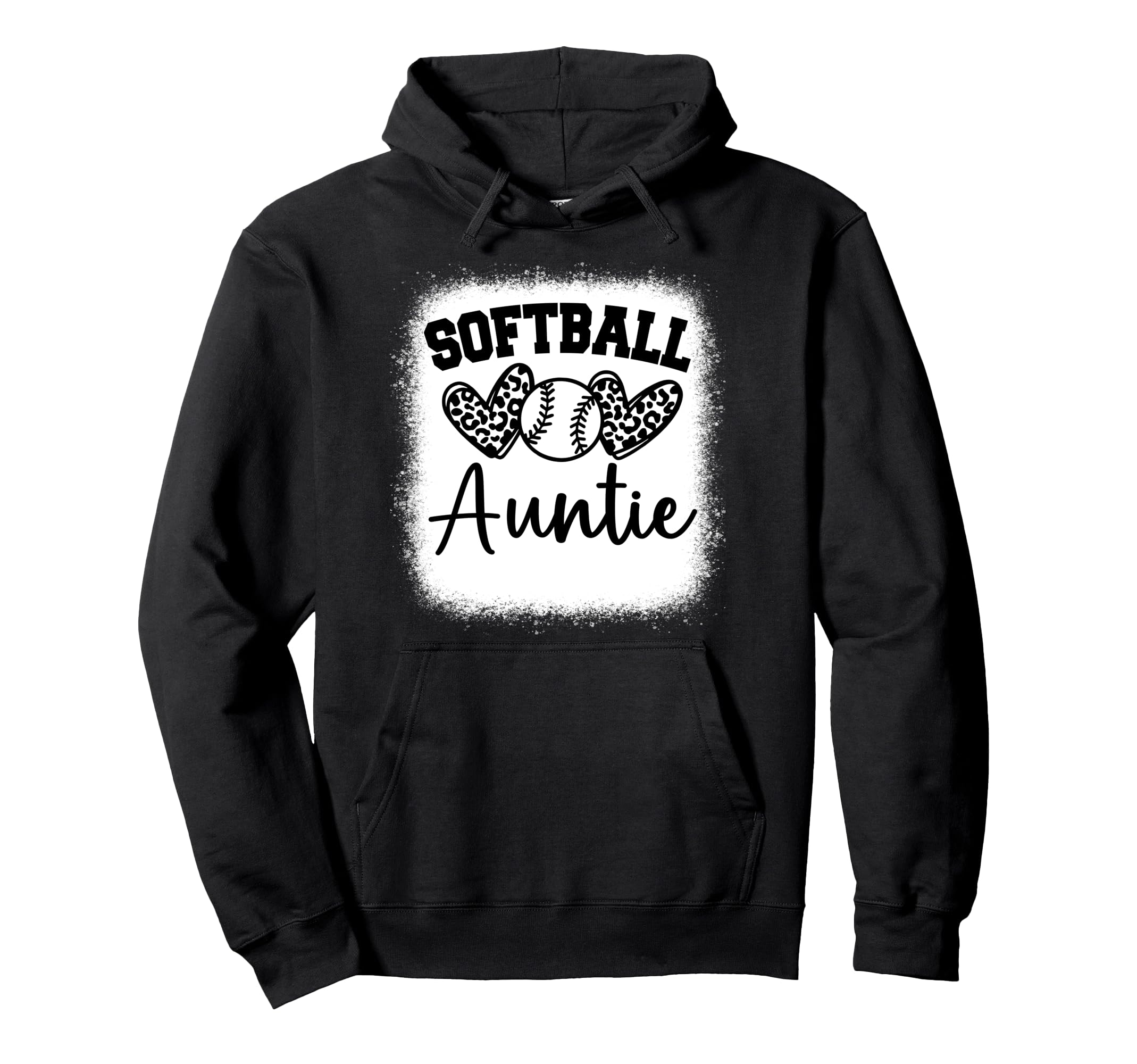 Personalized Baseball Heart Auntie Baseball Hoodie - Novelty Apparel Unisex - T-Shirt, Sweatshirt, Hoodie