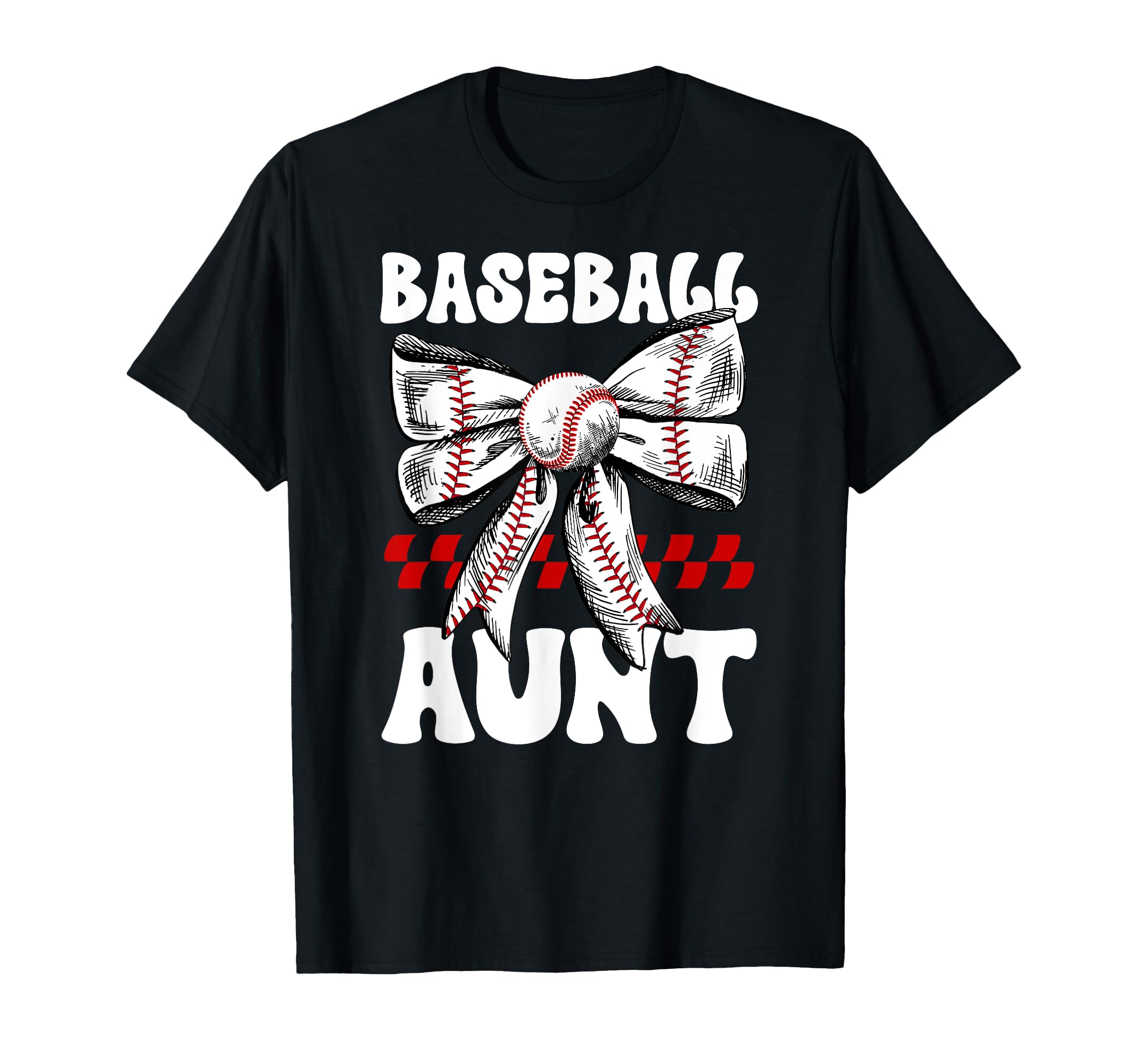 Baseball Aunt Baseball Player Auntie T-Shirt - Graphic Print Unisex - T-Shirt, Sweatshirt, Hoodie