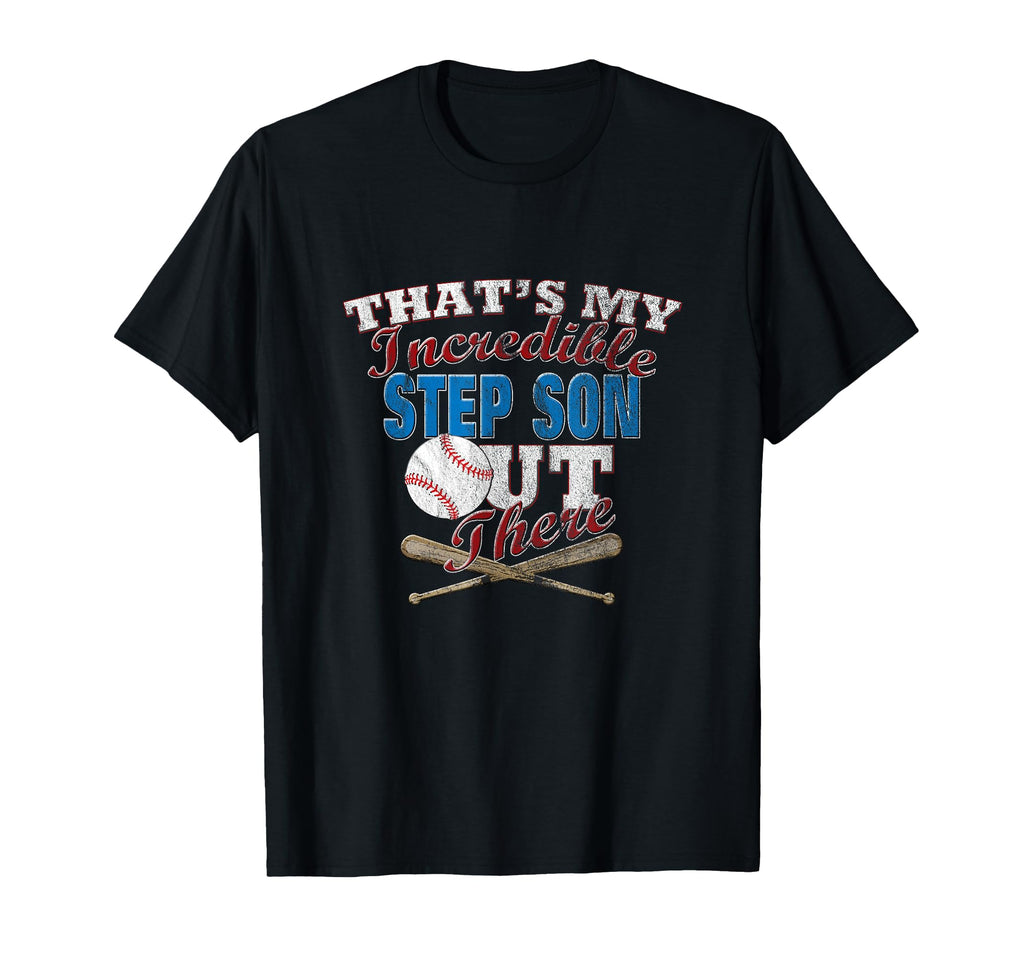 Distressed Baseball Player Son Step T-Shirt - Aesthetic Graphic for Adults - T-Shirt, Sweatshirt, Hoodie