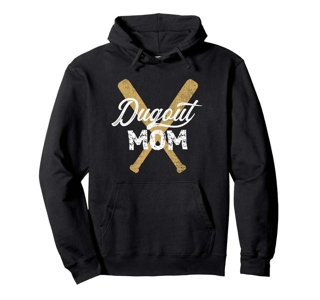 Baseball Dugout Mom Mother Baseball Bats Hoodie - Aesthetic Graphic Unisex - T-Shirt, Sweatshirt, Hoodie