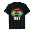 44Th Birthday Legend Since May 1977 T-Shirt - Aesthetic Graphic Unisex - T-Shirt, Sweatshirt, Hoodie