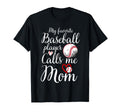 My Favorite Baseball Player Calls Me Mom T-Shirt - Minimalist Print Unisex - T-Shirt, Sweatshirt, Hoodie