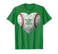 Baseball Heart Forever Baseball Mom T-Shirt - Custom Art Print for Adults - T-Shirt, Sweatshirt, Hoodie