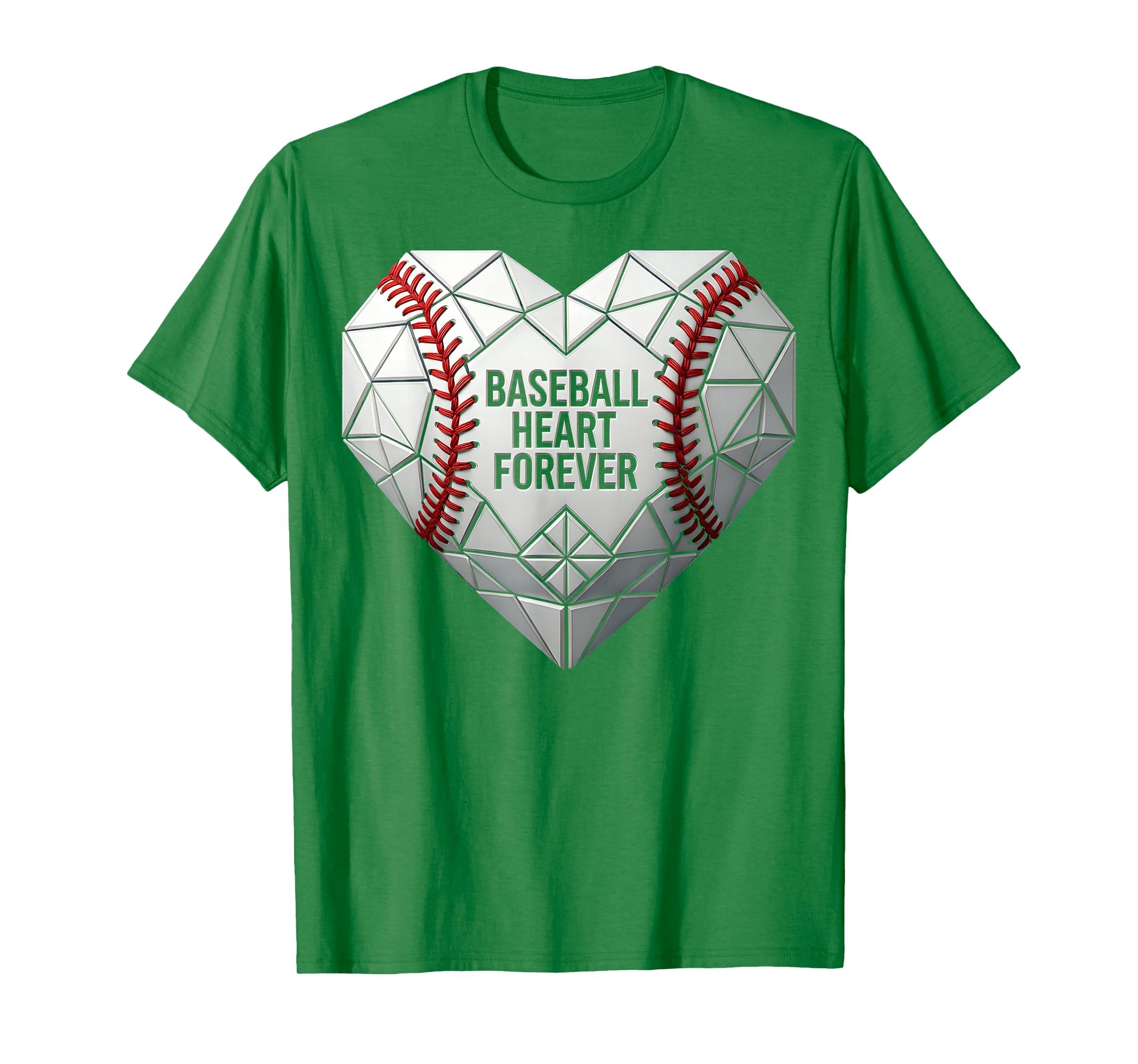 Baseball Heart Forever Baseball Mom T-Shirt - Custom Art Print for Adults - T-Shirt, Sweatshirt, Hoodie