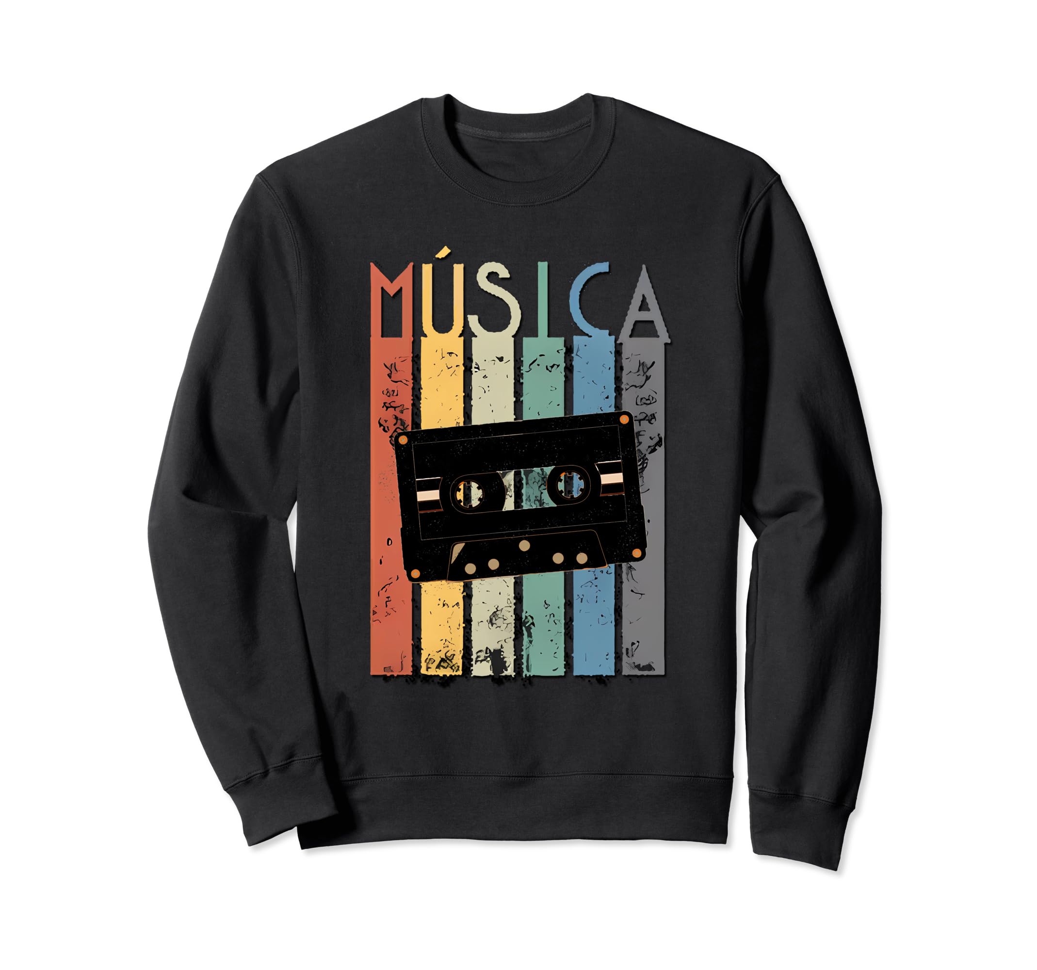 M Sica Music Lover Cassette Tape Sweatshirt - Trendy Graphic for Adults - T-Shirt, Sweatshirt, Hoodie