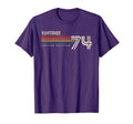 1974 Chest Stripe Birthday T-Shirt - Streetwear Style Unisex - T-Shirt, Sweatshirt, Hoodie