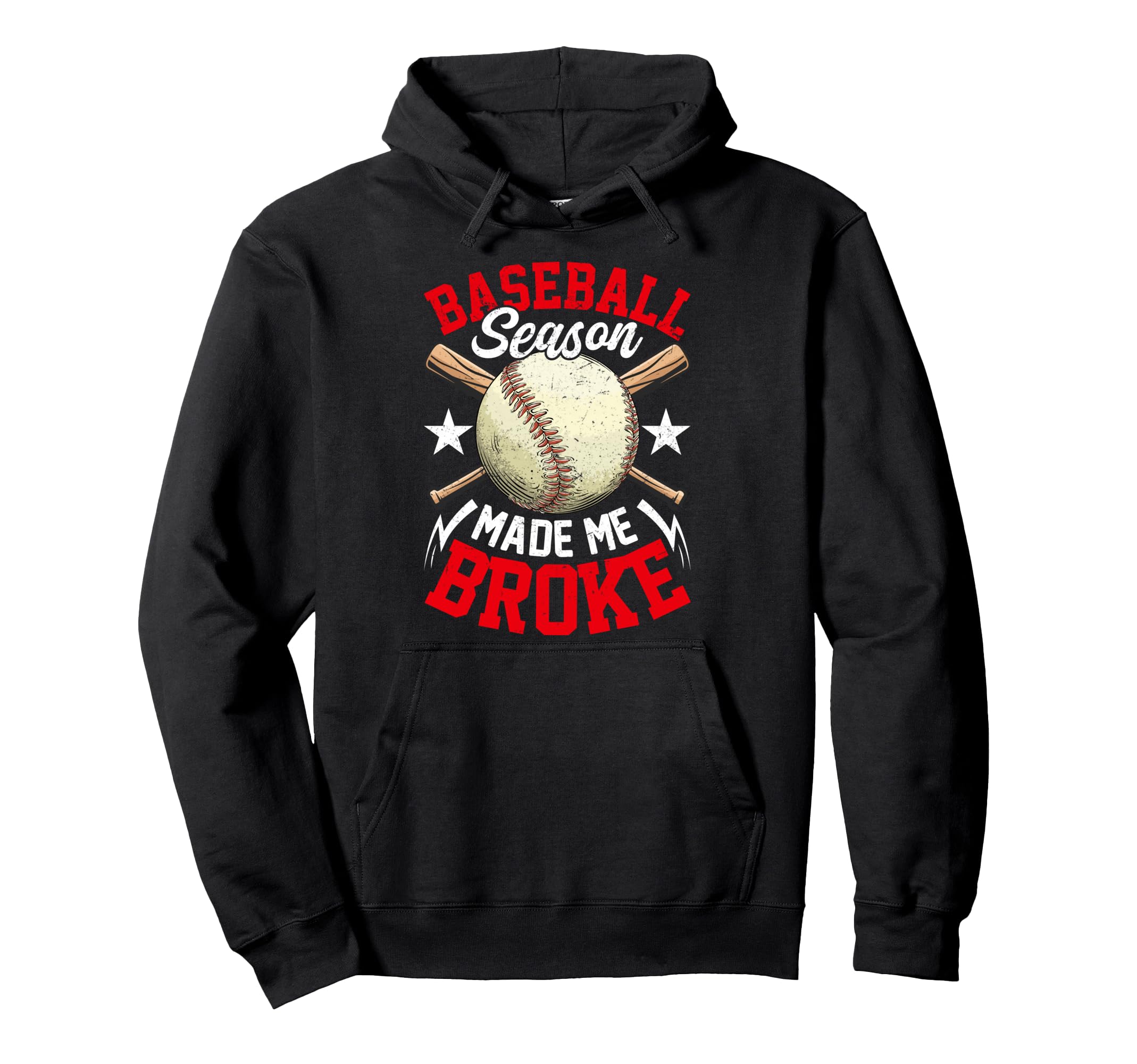 Baseball Season Sport Family Player Hoodie - Fun Novelty Design Men Women - T-Shirt, Sweatshirt, Hoodie