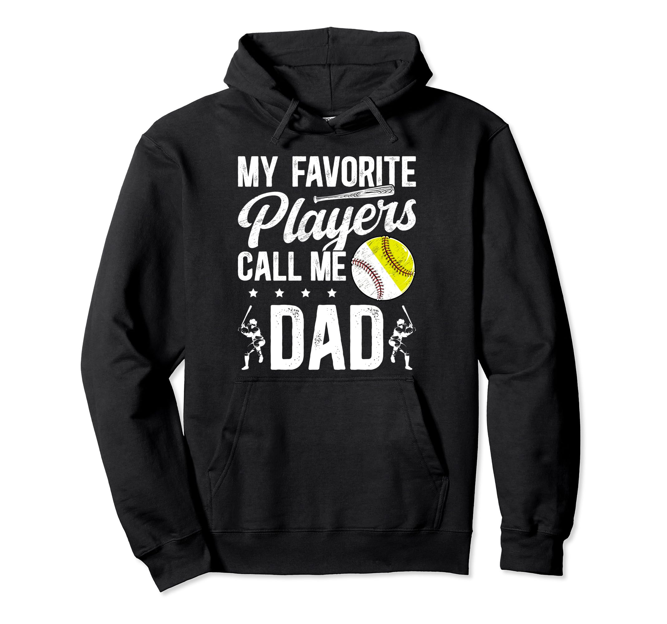 Favorite Players Call Me Dad Baseball Hoodie - Custom Art Print for Adults - T-Shirt, Sweatshirt, Hoodie