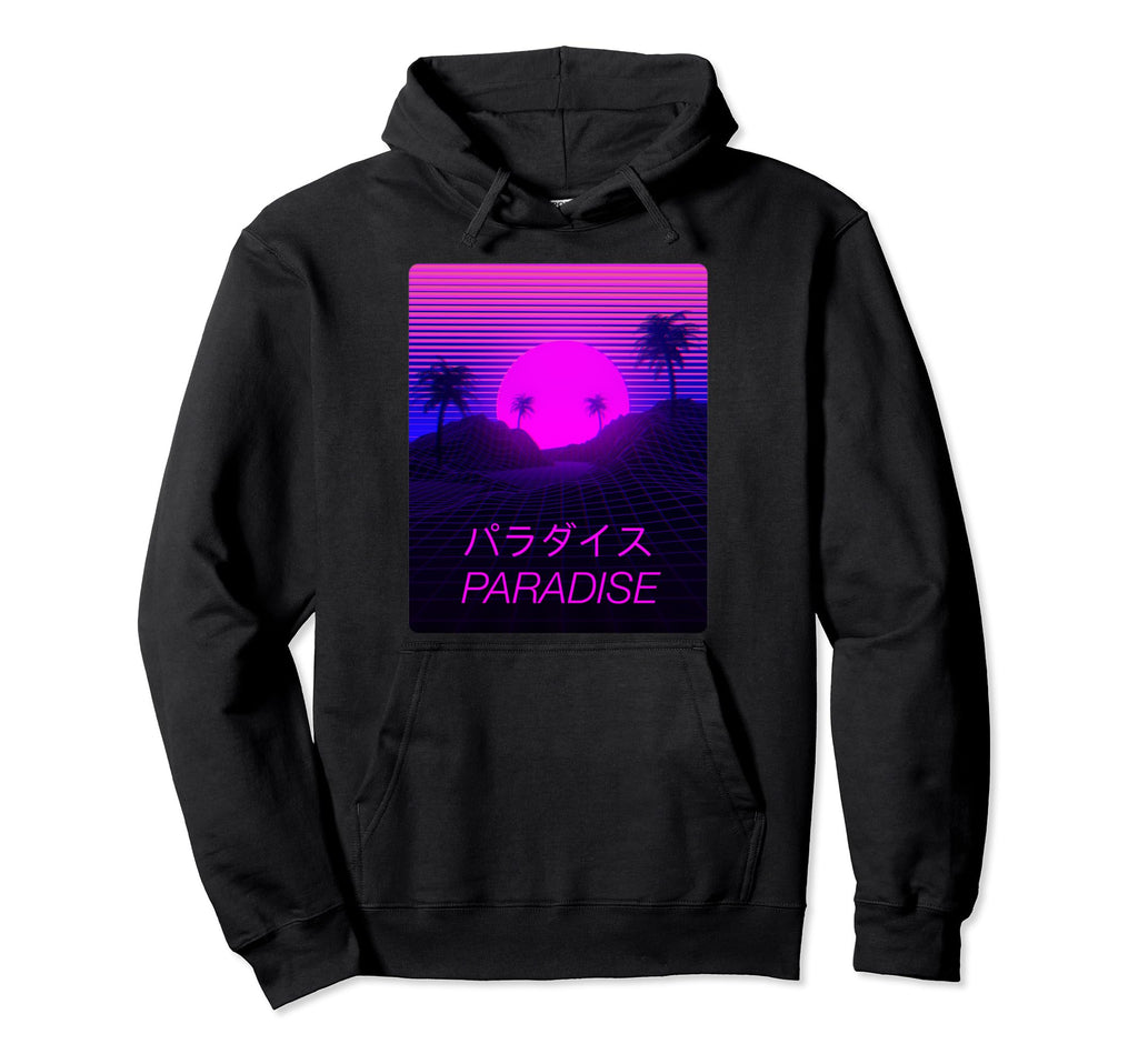 Vaporwave Paradise Aesthetic Sweatshirt - Streetwear Style for Adults - T-Shirt, Sweatshirt, Hoodie