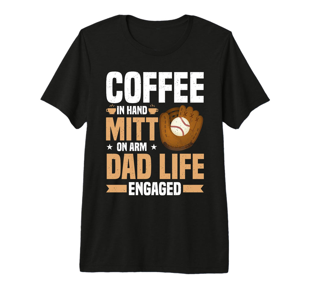 Baseball Dad Life Coffee Lover Tri T-Shirt - Minimalist Print for Adults - T-Shirt, Sweatshirt, Hoodie