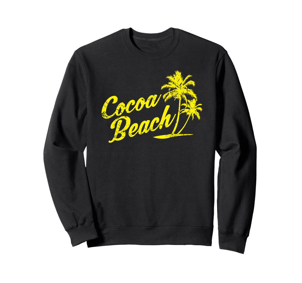 Cocoa Beach Florida Distressed Sweatshirt - Novelty Apparel for Adults - T-Shirt, Sweatshirt, Hoodie