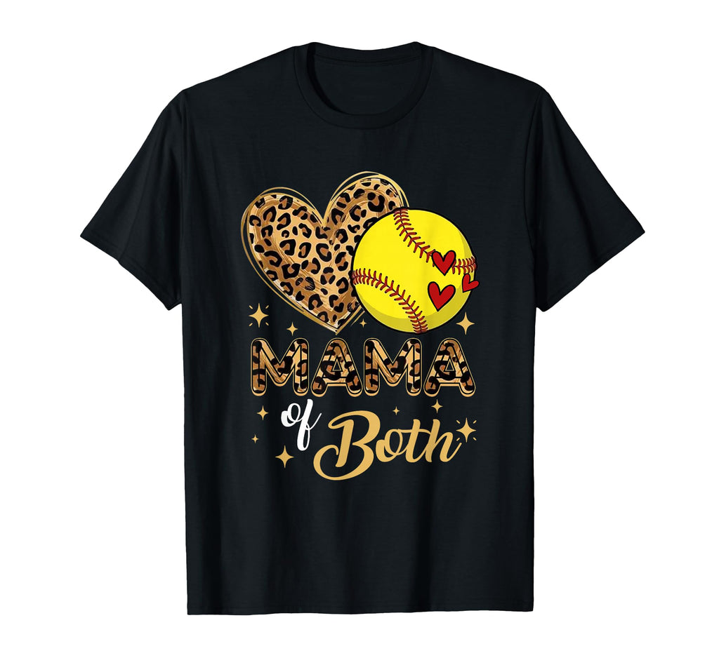 Mama Both Baseball Softball Mom Game Day T-Shirt - Streetwear Style Unisex - T-Shirt, Sweatshirt, Hoodie