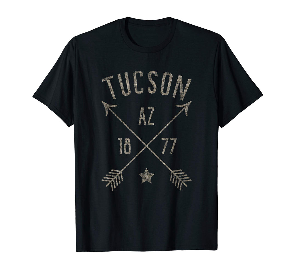 Tucson Arizona Distressed Home City T-Shirt - Minimalist Print Men Women - T-Shirt, Sweatshirt, Hoodie