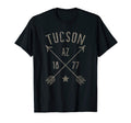 Tucson Arizona Distressed Home City T-Shirt - Minimalist Print Men Women - T-Shirt, Sweatshirt, Hoodie