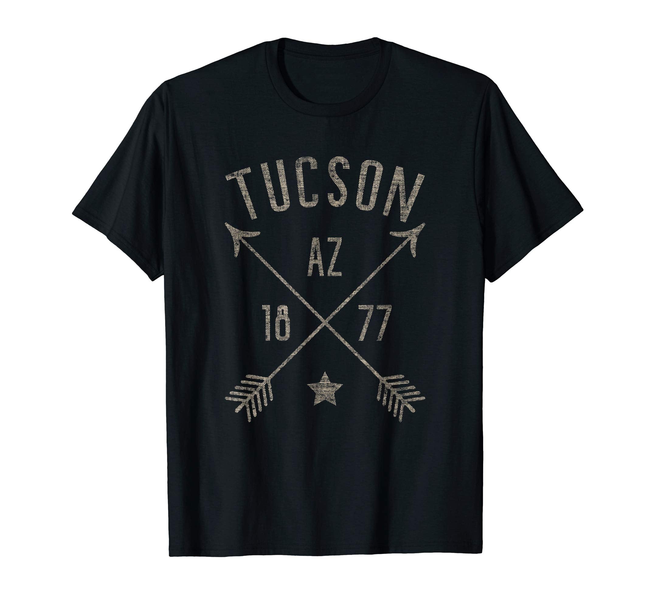 Tucson Arizona Distressed Home City T-Shirt - Minimalist Print Men Women - T-Shirt, Sweatshirt, Hoodie