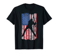 Patriotic Flag Baseball Softball 4 Th T-Shirt - Novelty Apparel for Adults - T-Shirt, Sweatshirt, Hoodie