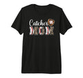 Baseball Catcher Mom Leopard Mom T-Shirt - Custom Art Print Unisex - T-Shirt, Sweatshirt, Hoodie