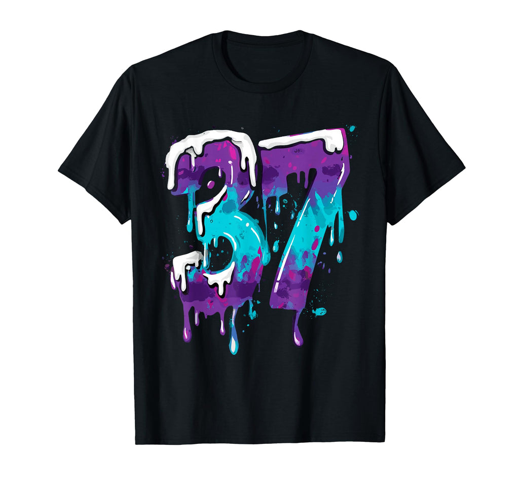 Baseball 37 Number T-Shirt - Trendy Graphic for Adults - T-Shirt, Sweatshirt, Hoodie